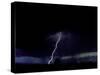 Lightning Storm, Boulder-Michael Brown-Stretched Canvas