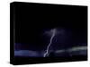 Lightning Storm, Boulder-Michael Brown-Stretched Canvas