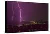 Lightning Storm in Havana Cuba-DLILLC-Stretched Canvas