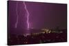 Lightning Storm in Havana Cuba-DLILLC-Stretched Canvas