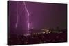 Lightning Storm in Havana Cuba-DLILLC-Stretched Canvas