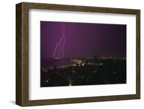 Lightning Storm in Havana Cuba-DLILLC-Framed Photographic Print