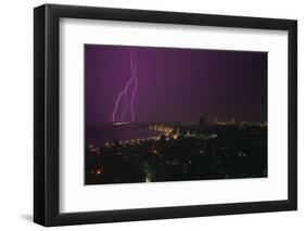 Lightning Storm in Havana Cuba-DLILLC-Framed Photographic Print