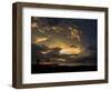 Lightning Storm Moves across Crystal Bay in Florida-null-Framed Photographic Print