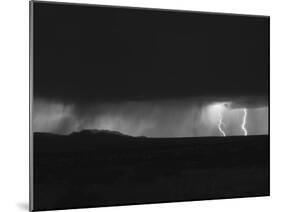 Lightning Storm over Northern New Mexico Plains-Stocktrek Images-Mounted Photographic Print