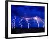 Lightning Storm over Prairie-Aaron Horowitz-Framed Photographic Print