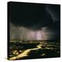 Lightning Storm Over Tucson, Arizona-Keith Kent-Stretched Canvas