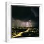 Lightning Storm Over Tucson, Arizona-Keith Kent-Framed Premium Photographic Print