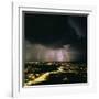 Lightning Storm Over Tucson, Arizona-Keith Kent-Framed Photographic Print