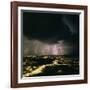 Lightning Storm Over Tucson, Arizona-Keith Kent-Framed Photographic Print