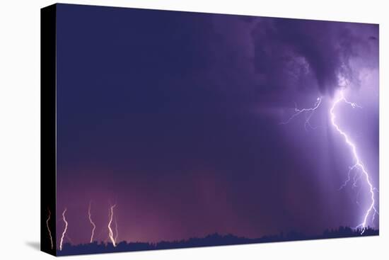 Lightning Storm-null-Stretched Canvas