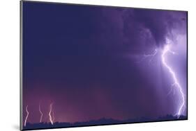 Lightning Storm-null-Mounted Photographic Print