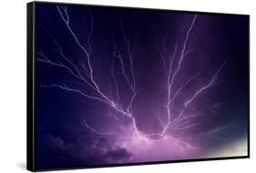 Lightning Storm-Minerva Studio-Framed Stretched Canvas