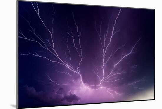 Lightning Storm-Minerva Studio-Mounted Premium Giclee Print