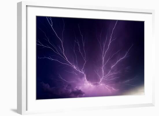 Lightning Storm-Minerva Studio-Framed Art Print