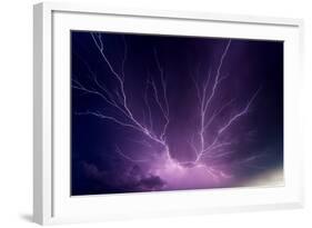 Lightning Storm-Minerva Studio-Framed Art Print