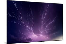 Lightning Storm-Minerva Studio-Mounted Art Print