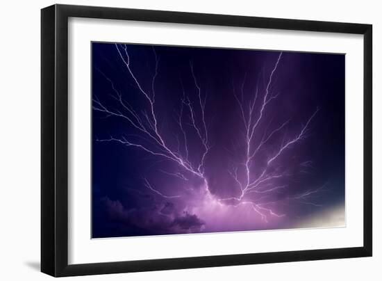 Lightning Storm-Minerva Studio-Framed Art Print