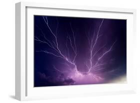 Lightning Storm-Minerva Studio-Framed Art Print