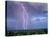 Lightning Strike near Tucson-null-Stretched Canvas