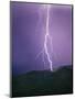 Lightning Strike near Tucson-null-Mounted Photographic Print