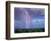 Lightning Strike near Tucson-null-Framed Photographic Print