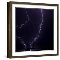 Lightning strike-Stuart Westmorland-Framed Photographic Print