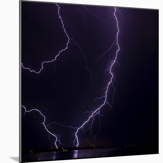 Lightning strike-Stuart Westmorland-Mounted Photographic Print
