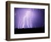 Lightning Striking the Ground-Warren Faidley-Framed Photographic Print