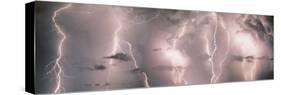 Lightning, Thunderstorm, Weather, Sky, Clouds-null-Stretched Canvas