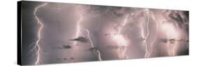 Lightning, Thunderstorm, Weather, Sky, Clouds-null-Stretched Canvas