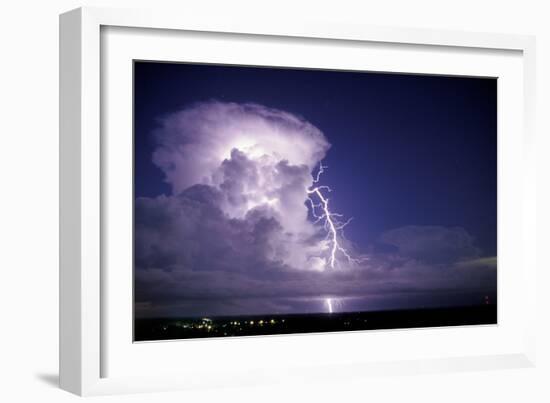 Lightning-Pekka Parviainen-Framed Photographic Print