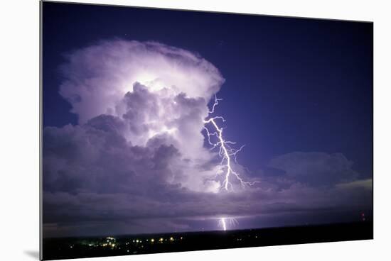 Lightning-Pekka Parviainen-Mounted Photographic Print