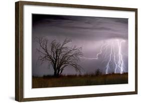 Lightning-Wayne Bradbury-Framed Photographic Print