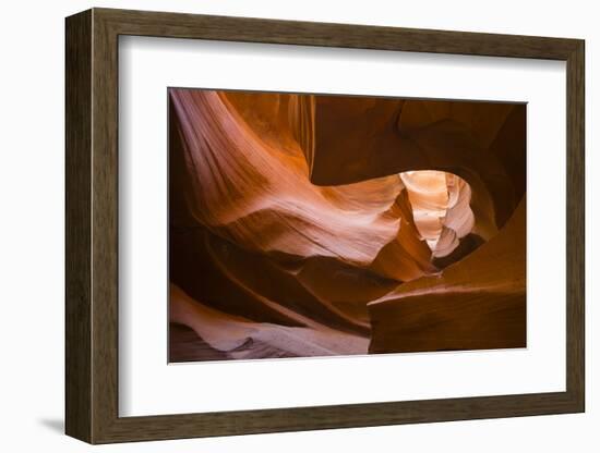 Lights and shadows at Lower Antelope Canyon-francesco vaninetti-Framed Photographic Print