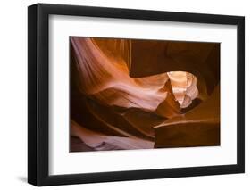 Lights and shadows at Lower Antelope Canyon-francesco vaninetti-Framed Photographic Print