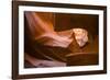 Lights and shadows at Lower Antelope Canyon-francesco vaninetti-Framed Photographic Print