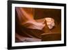 Lights and shadows at Lower Antelope Canyon-francesco vaninetti-Framed Photographic Print