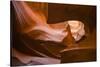 Lights and shadows at Lower Antelope Canyon-francesco vaninetti-Stretched Canvas