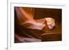 Lights and shadows at Lower Antelope Canyon-francesco vaninetti-Framed Photographic Print