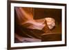 Lights and shadows at Lower Antelope Canyon-francesco vaninetti-Framed Photographic Print