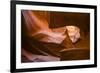 Lights and shadows at Lower Antelope Canyon-francesco vaninetti-Framed Photographic Print