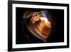 Lights and shadows in Upper Antelope Canyon, Navajo Tribal Park, Arizona, United States of America,-Francesco Vaninetti-Framed Photographic Print