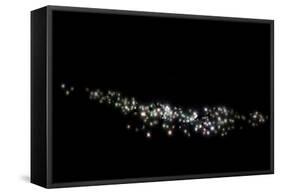 Lights at night in a city of Argentina-null-Framed Stretched Canvas