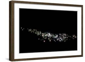 Lights at night in a city of Argentina-null-Framed Photographic Print