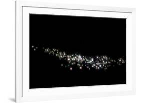 Lights at night in a city of Argentina-null-Framed Photographic Print