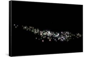 Lights at night in a city of Argentina-null-Framed Stretched Canvas
