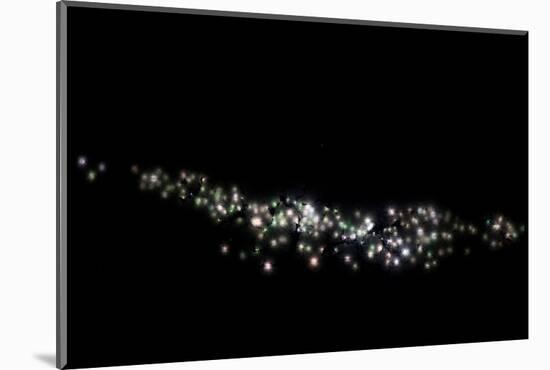 Lights at night in a city of Argentina-null-Mounted Photographic Print