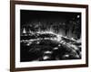 Lights in and around Cenral Park at Night-Vincent Lopez-Framed Photographic Print