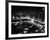 Lights in and around Cenral Park at Night-Vincent Lopez-Framed Photographic Print